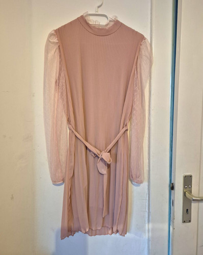 Damen plisseekleid midi - damen,