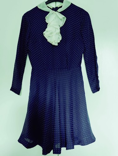 Kleid blau transparent - kleid,, blau,