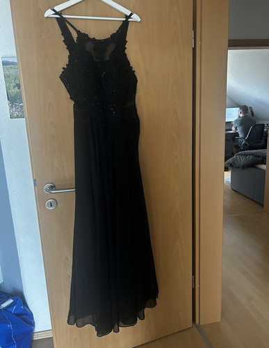 Damen abendkleid lang schwarz - abendkleid,