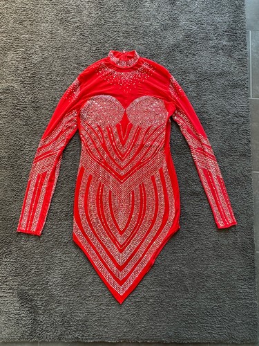 Kleid rot l - kleid, gr.