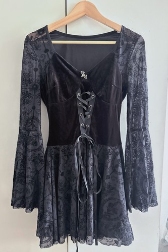 Damen kleid schwarz - s,