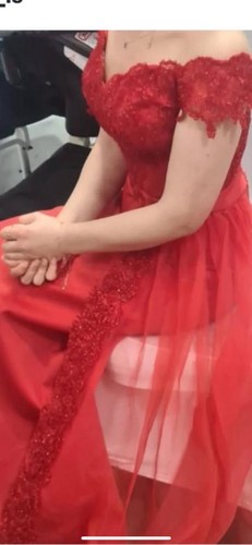 Damen abendkleid lang - damen, rot
