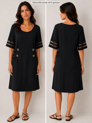 Kleid 50 schwarz - kleid, 48/50