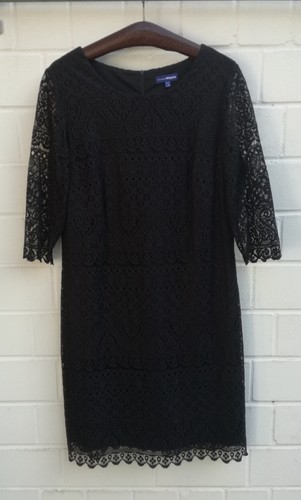 Spitzenkleid schwarz mit