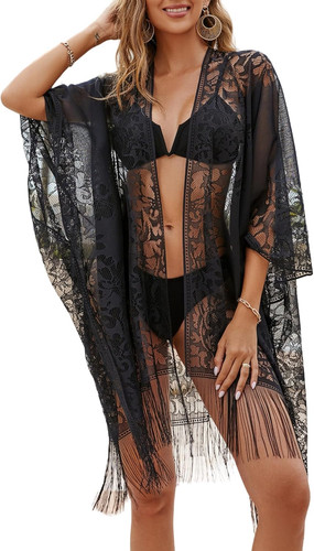Damen strandkleid spitze - damen,
