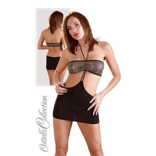 Minikleid schwarz leicht