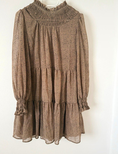 Damen herbstkleid beige - damen,
