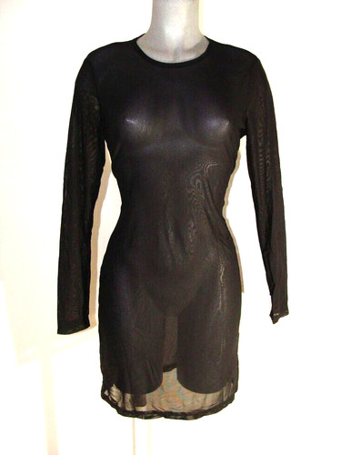 Sexy kleid transparent chiffon - transparent,