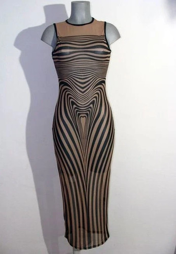 Sexy kleid mit transparentem - kleid,