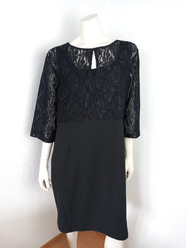Carla ferroni kleid schwarz - carla,