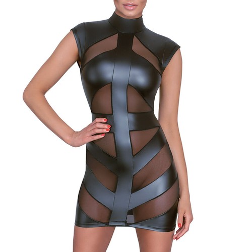 Sexy mini kleid - mini-kleid, schwarz