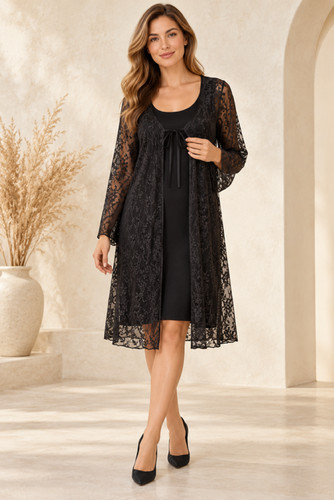Damen teiliges kleid - 2-teiliges, set