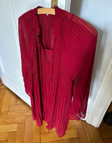 Pepe jeandamen plissee kleid - jeandamen, plissee-kleid