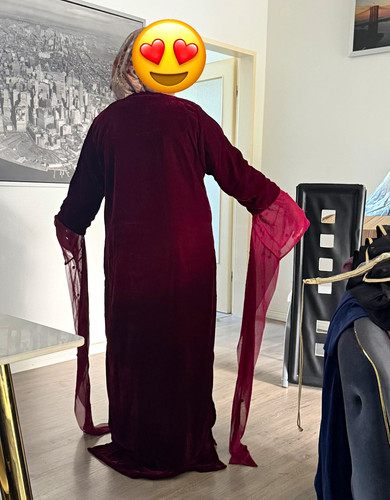 Damen samt kaftan - samt-kaftan, kurdisch