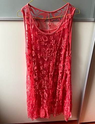 Spitzenkleid rot ärmellos - spitzenkleid,